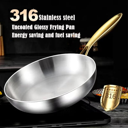 316 Stainless Steel Nonstick Frying Pan