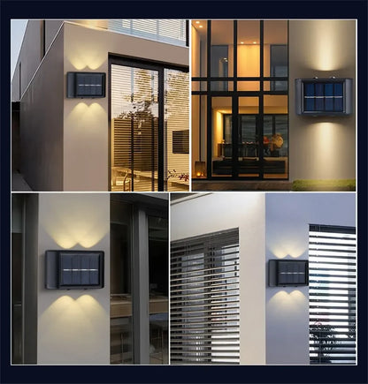 4LED Solar Wall Light