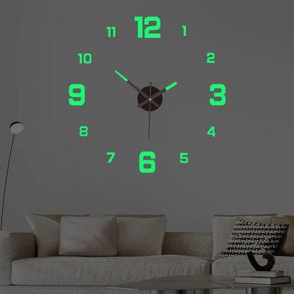 Luminous DIY 3D Wall Clock