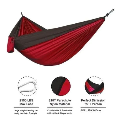 Portable Outdoor Single Person Camping Hammock