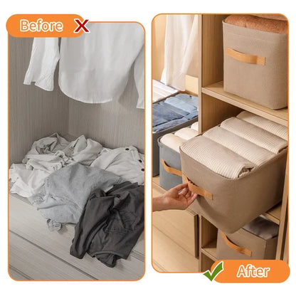 Thickened Clothes Organizer Storage Box