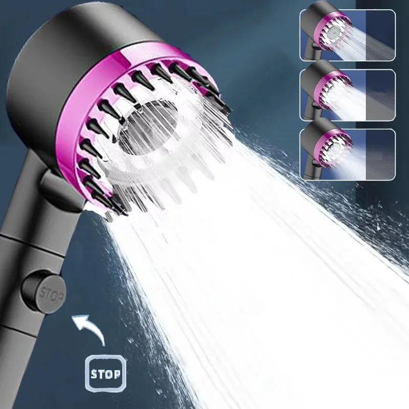 Shower Filter Head with Four Modes