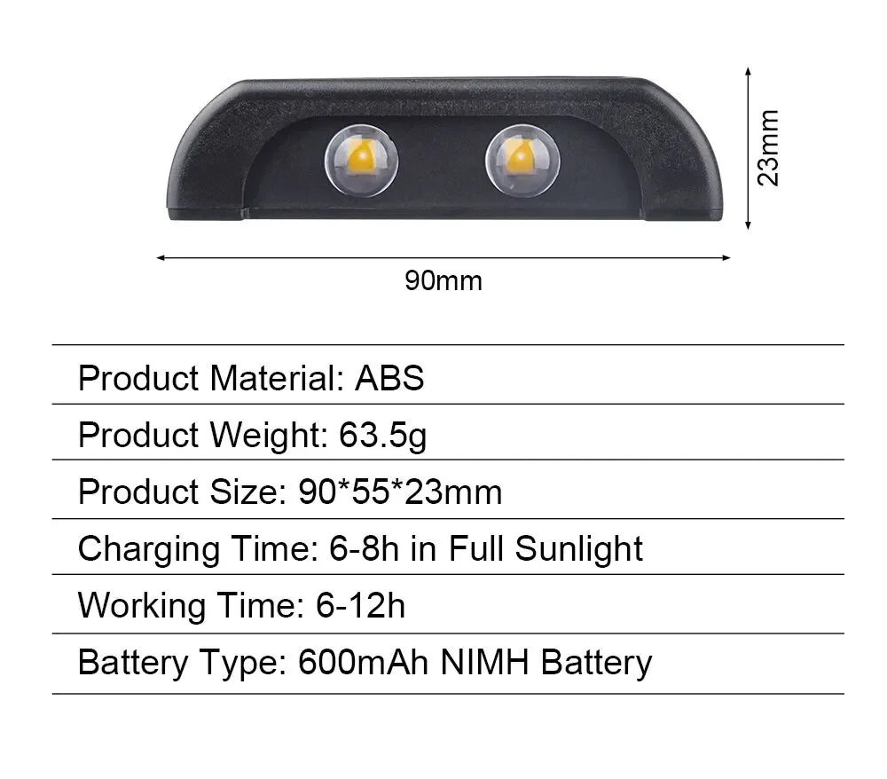 4LED Solar Wall Light