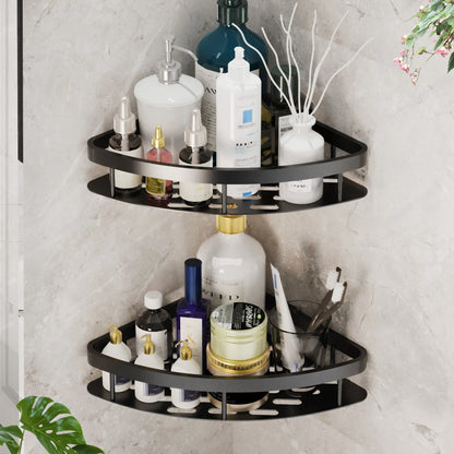 No Drill Bathroom Storage Rack