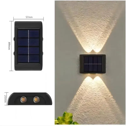 4LED Solar Wall Light