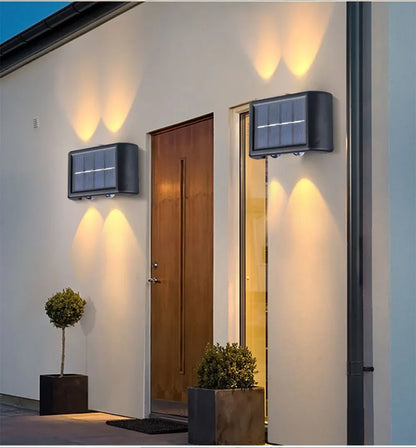 4LED Solar Wall Light