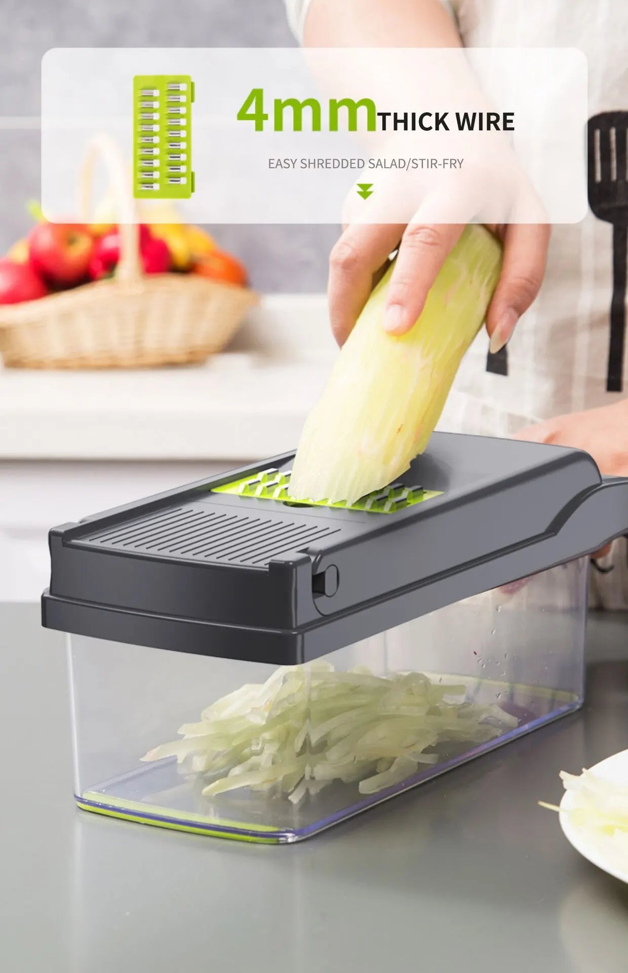 12-in-1 Multifunctional Vegetable Slicer Cutter