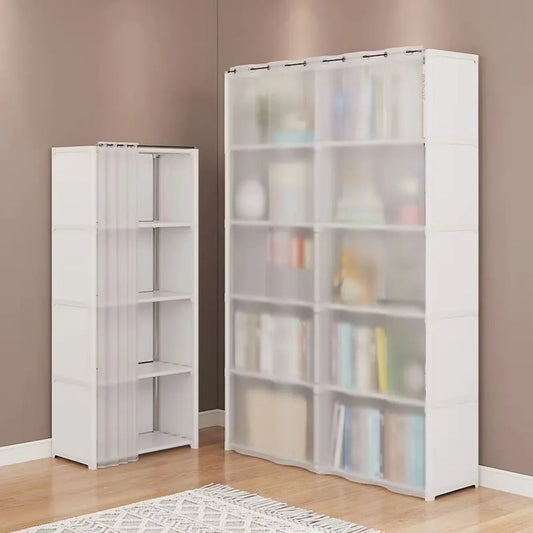 6/5 Layers Dustproof Wardrobe Storage Cabinet Bookshelf