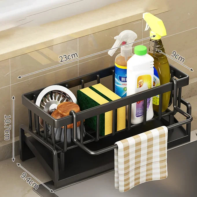 No-Punch Sink Storage Rack