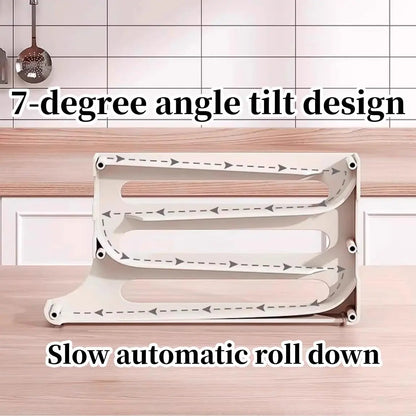 4-Tier Rolling Egg Storage Box