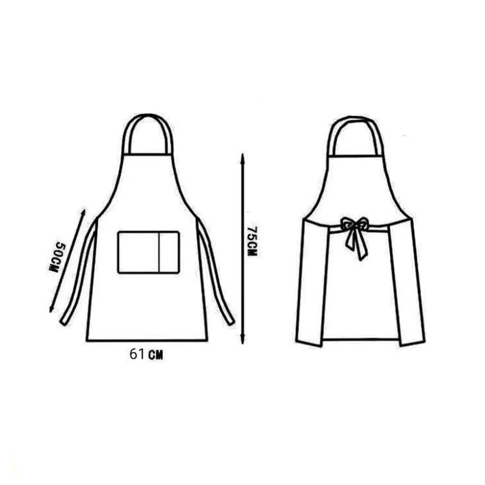 Waterproof Oilproof Sleeveless Apron