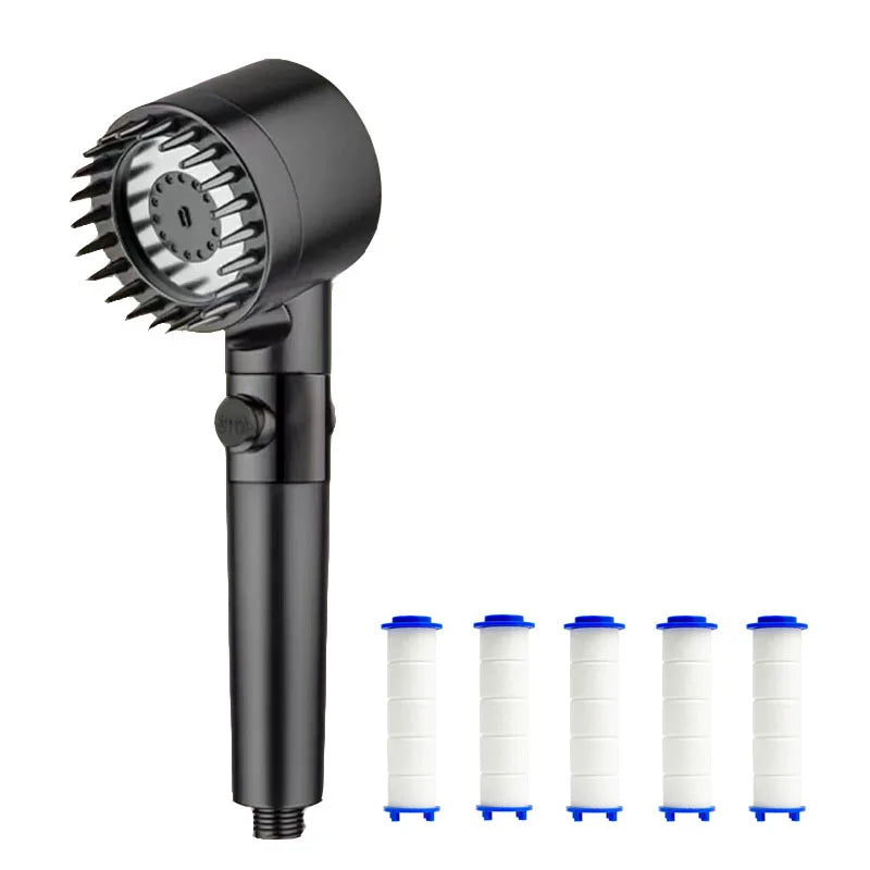 Shower Filter Head with Four Modes