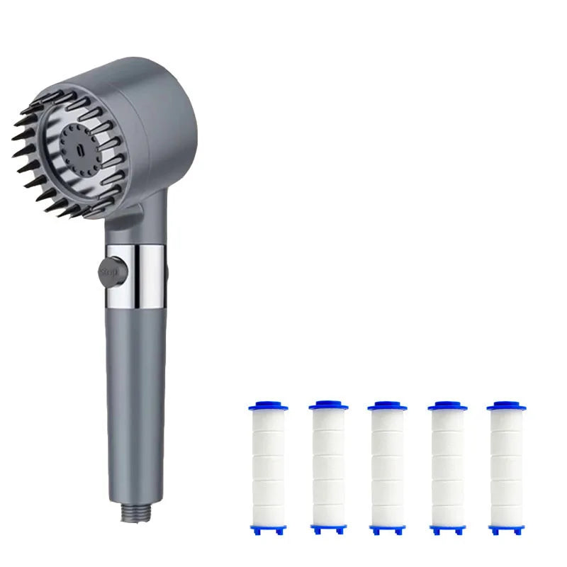 Shower Filter Head with Four Modes