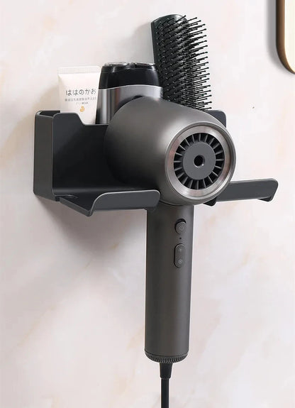 Wall-Mounted Hair Dryer Holder