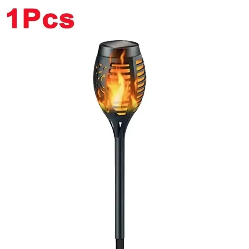 12LED Solar Flame Torch Light