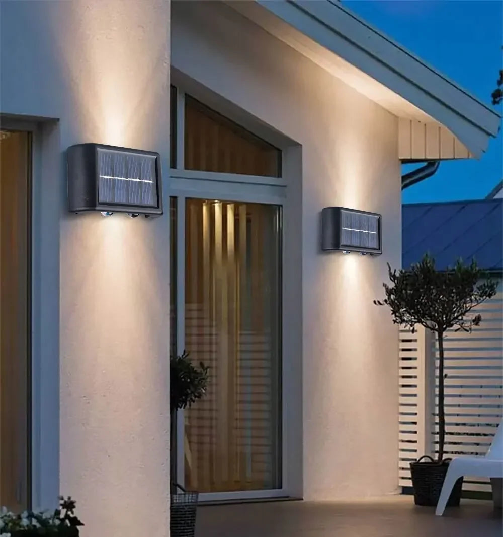 4LED Solar Wall Light