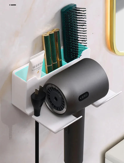 Wall-Mounted Hair Dryer Holder