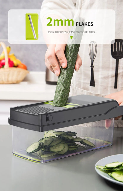 12-in-1 Multifunctional Vegetable Slicer Cutter