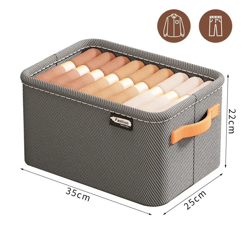 Thickened Clothes Organizer Storage Box