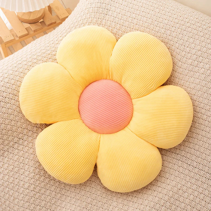 Sunflower Pillow Daisy Cushion Flower Mat