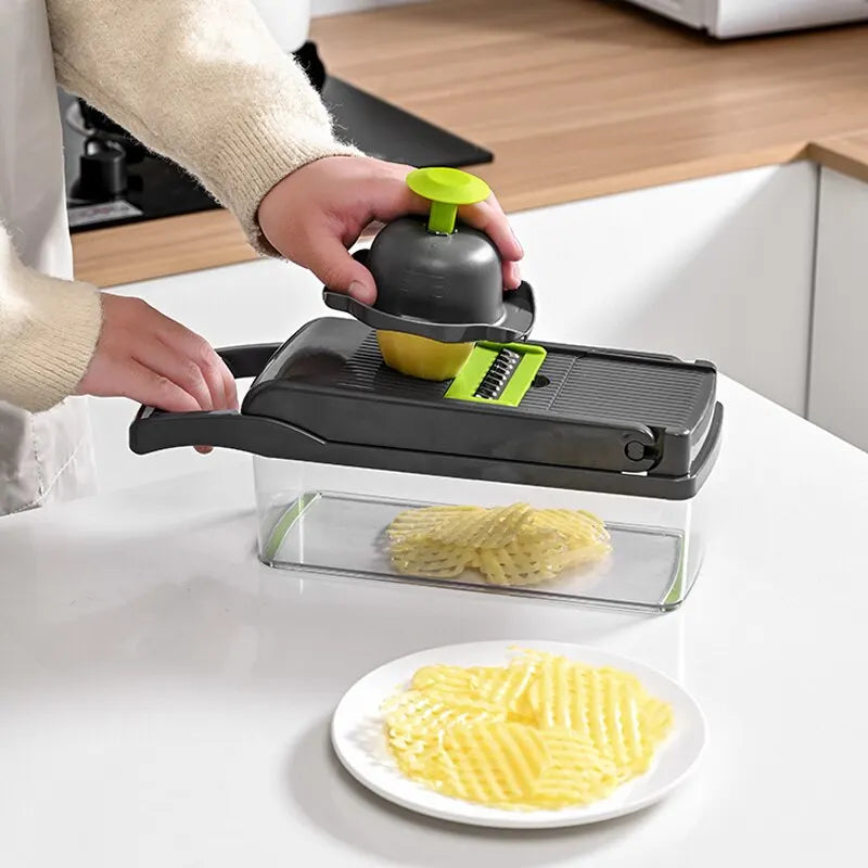 12-in-1 Multifunctional Vegetable Slicer Cutter