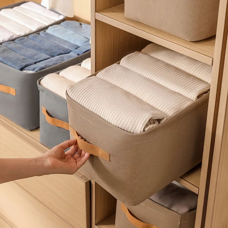 Thickened Clothes Organizer Storage Box