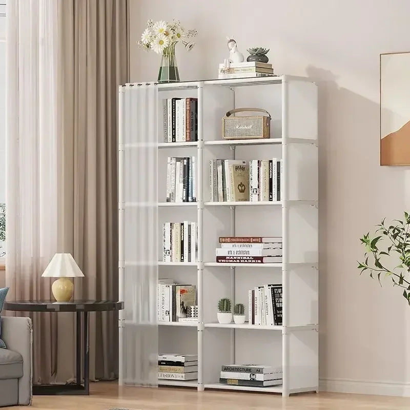 6/5 Layers Dustproof Wardrobe Storage Cabinet Bookshelf