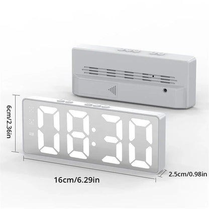 LED Mirror Table Clock