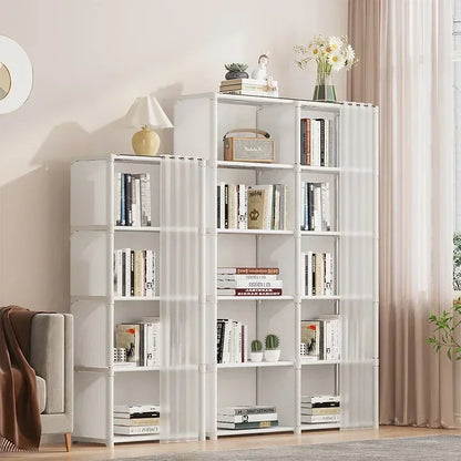 6/5 Layers Dustproof Wardrobe Storage Cabinet Bookshelf