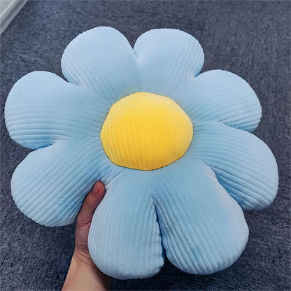 Sunflower Pillow Daisy Cushion Flower Mat