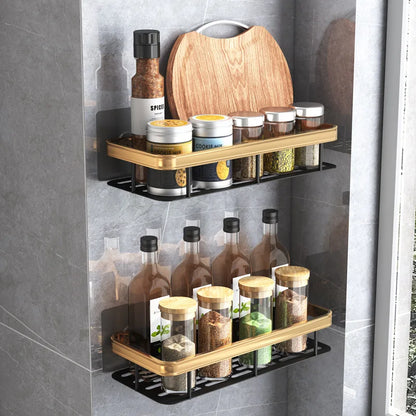 No Drill Bathroom Storage Rack