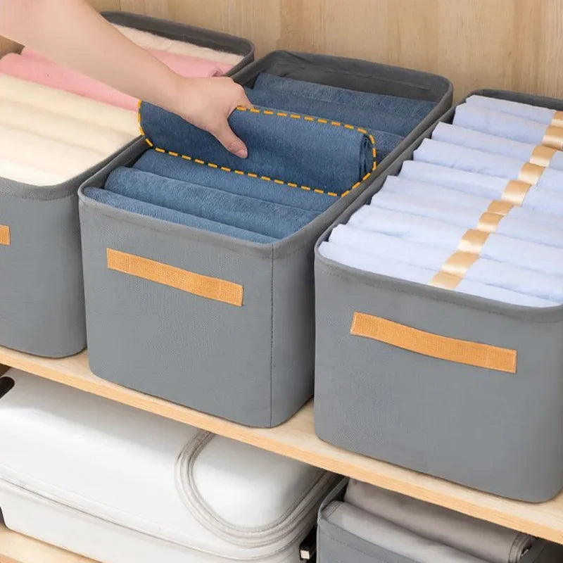 Thickened Clothes Organizer Storage Box