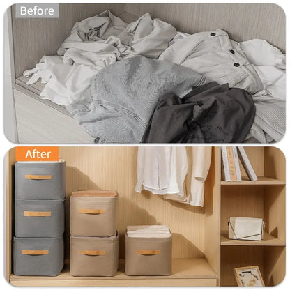 Thickened Clothes Organizer Storage Box